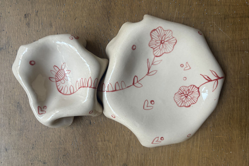 Bordados Flores Rosa