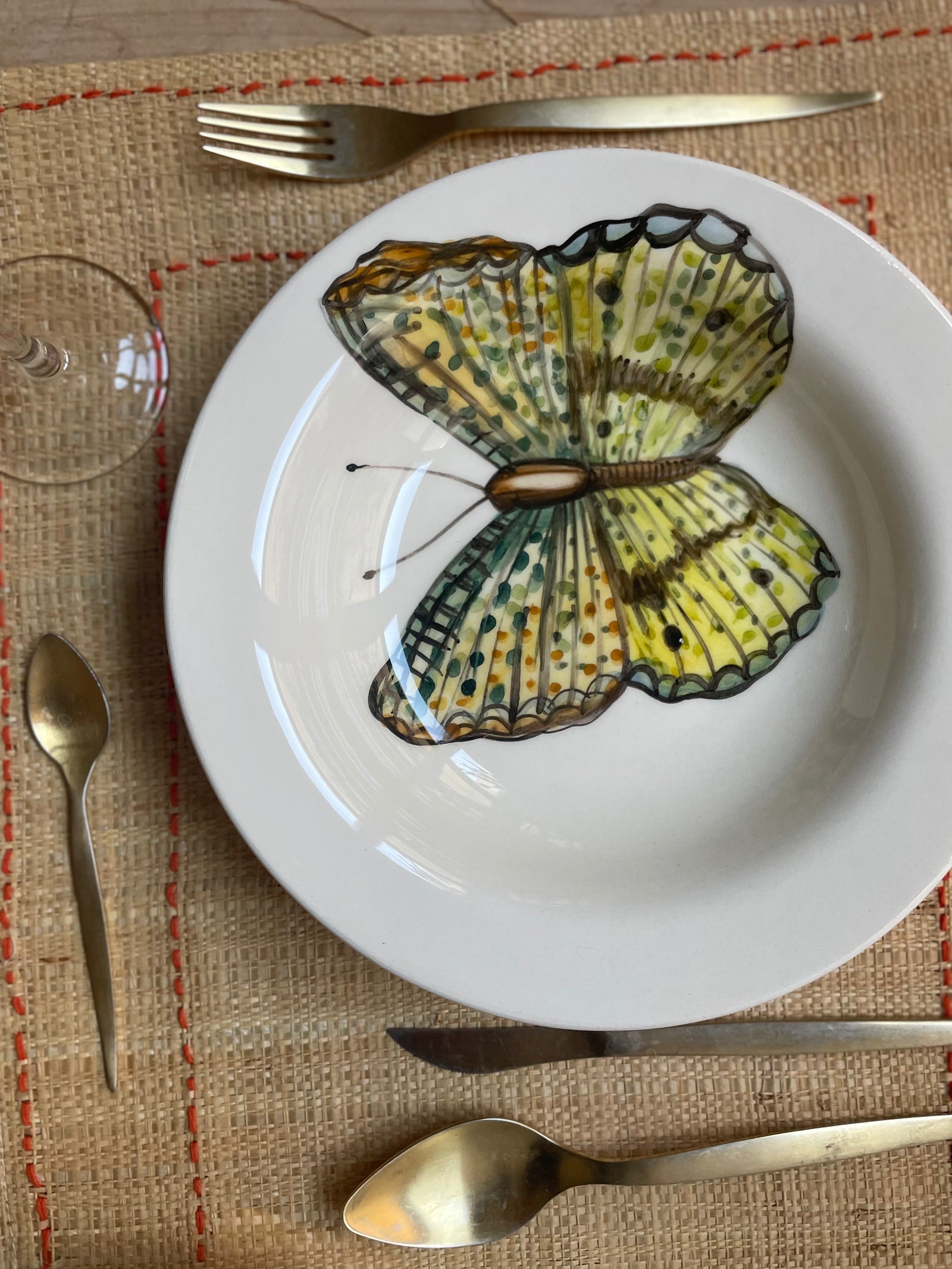 Vajilla de mariposas hotsell
